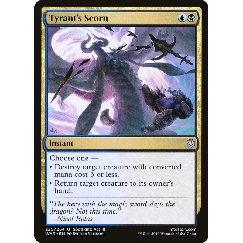 Tyrant's Scorn (WAR-225) - War of the Spark