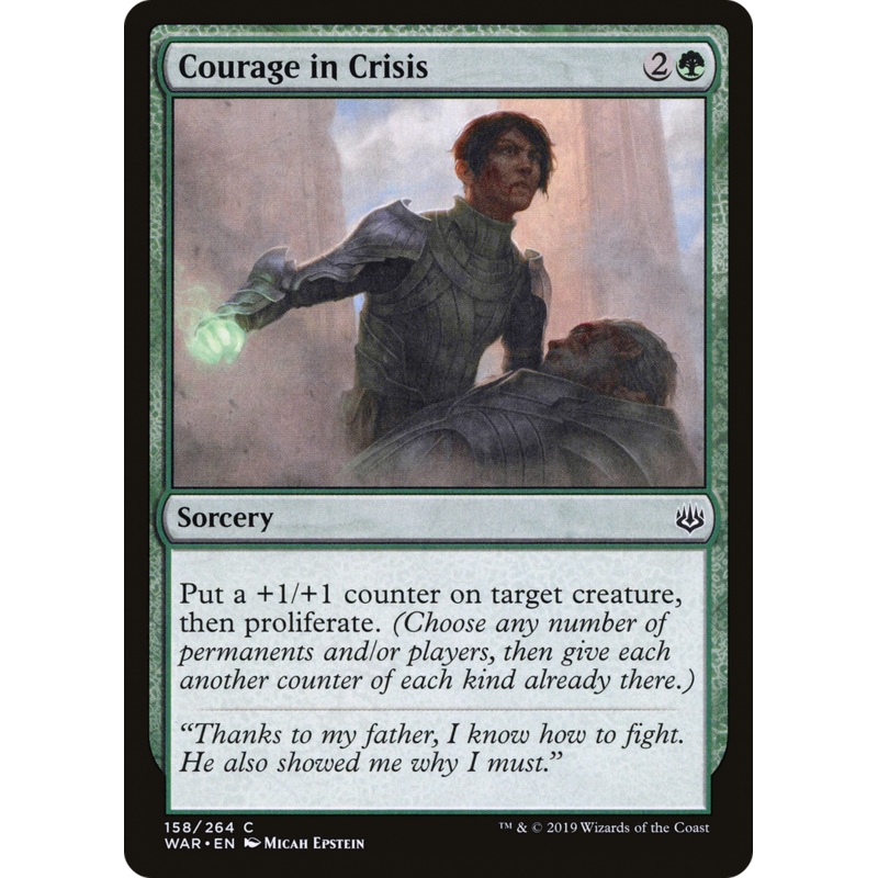 Courage in Crisis (WAR-158) - War of the Spark Foil