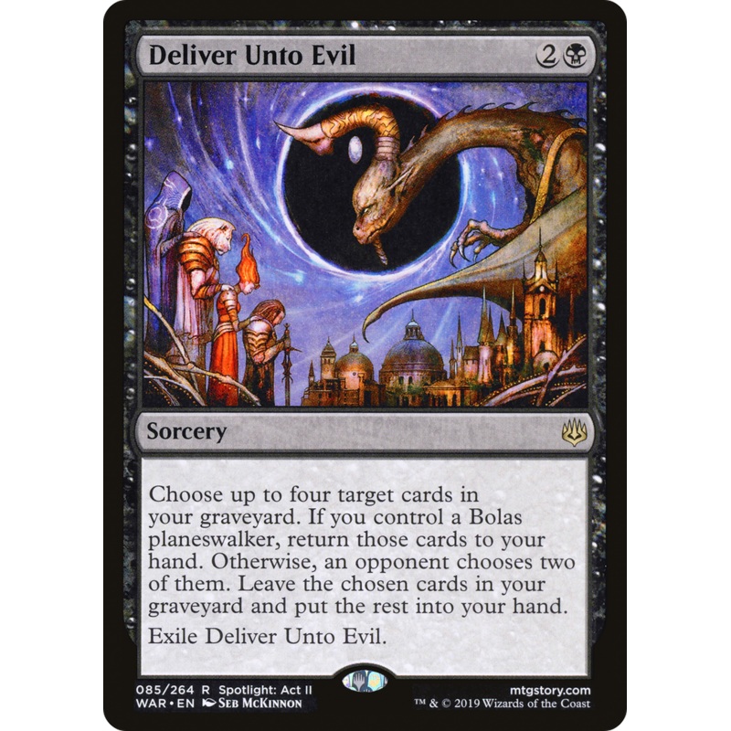 Deliver Unto Evil (WAR-085) - War of the Spark Foil