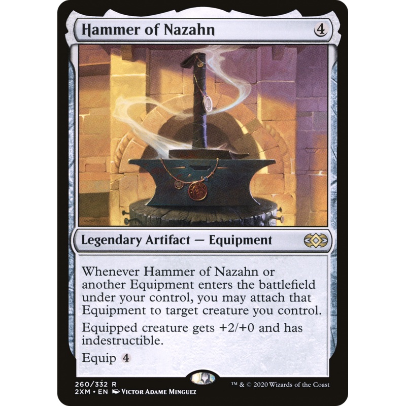 Hammer of Nazahn (2XM-260) - Double Masters Foil