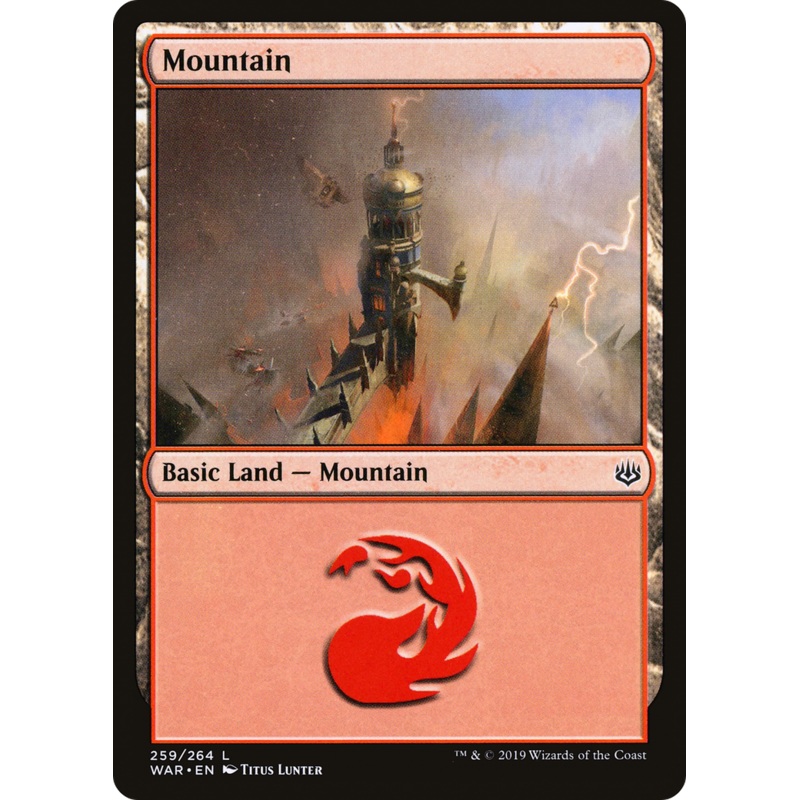 Mountain (WAR-259) - War of the Spark Foil