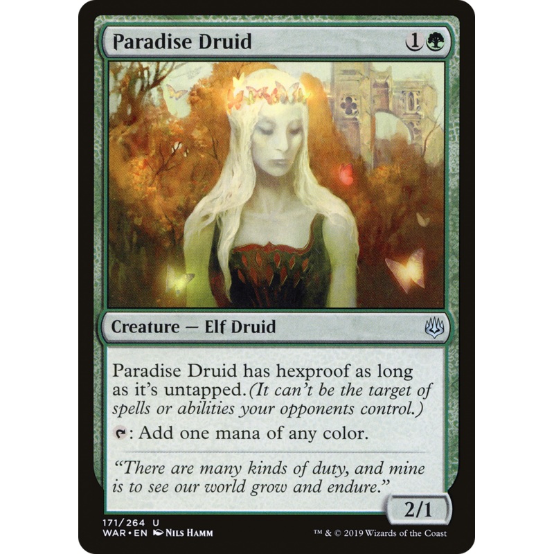 Paradise Druid (WAR-171) - War of the Spark Foil