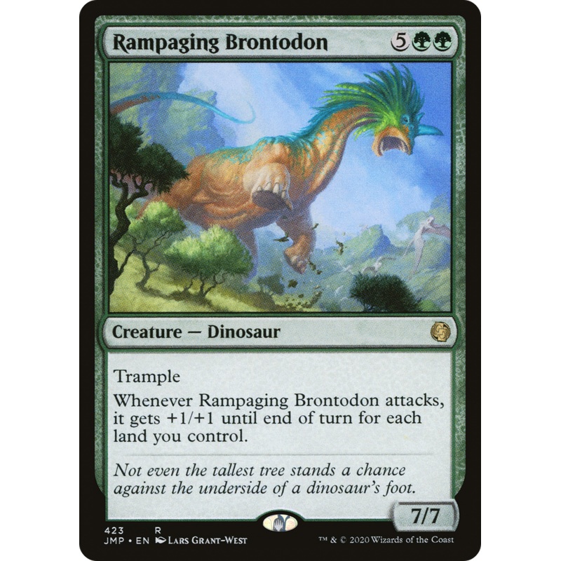 Rampaging Brontodon (JMP-423) - Jumpstart