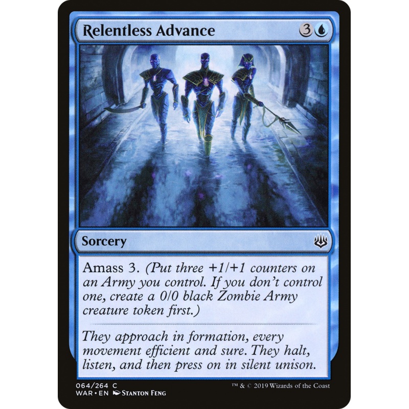 Relentless Advance (WAR-064) - War of the Spark Foil