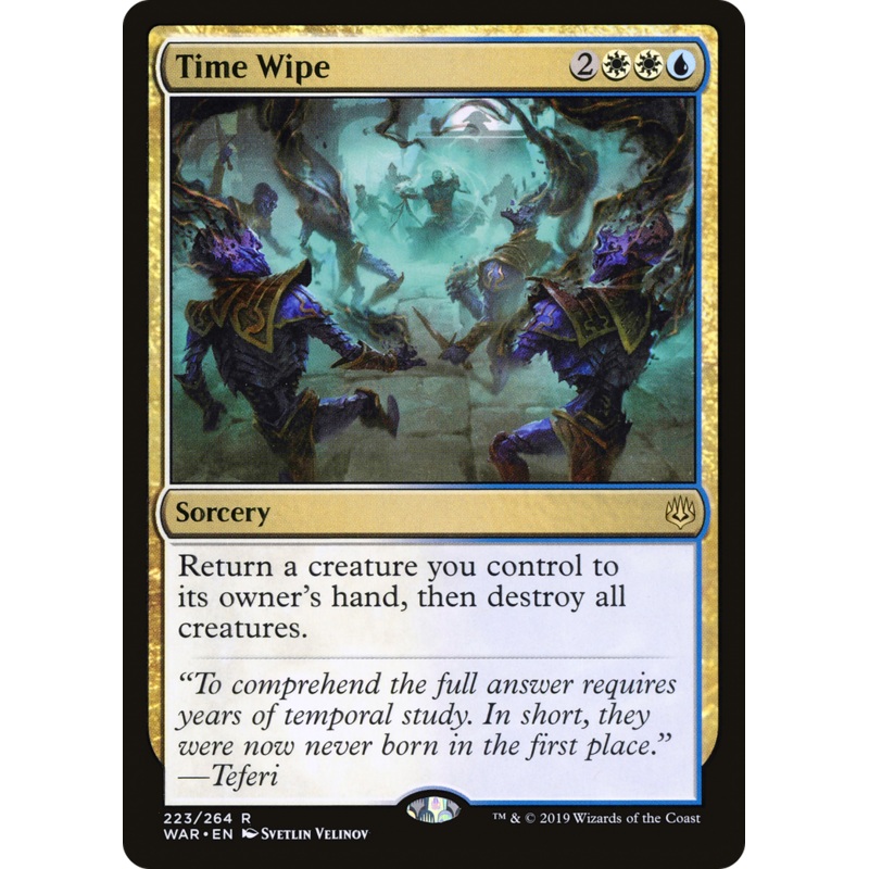 Time Wipe (WAR-223) - War of the Spark Foil