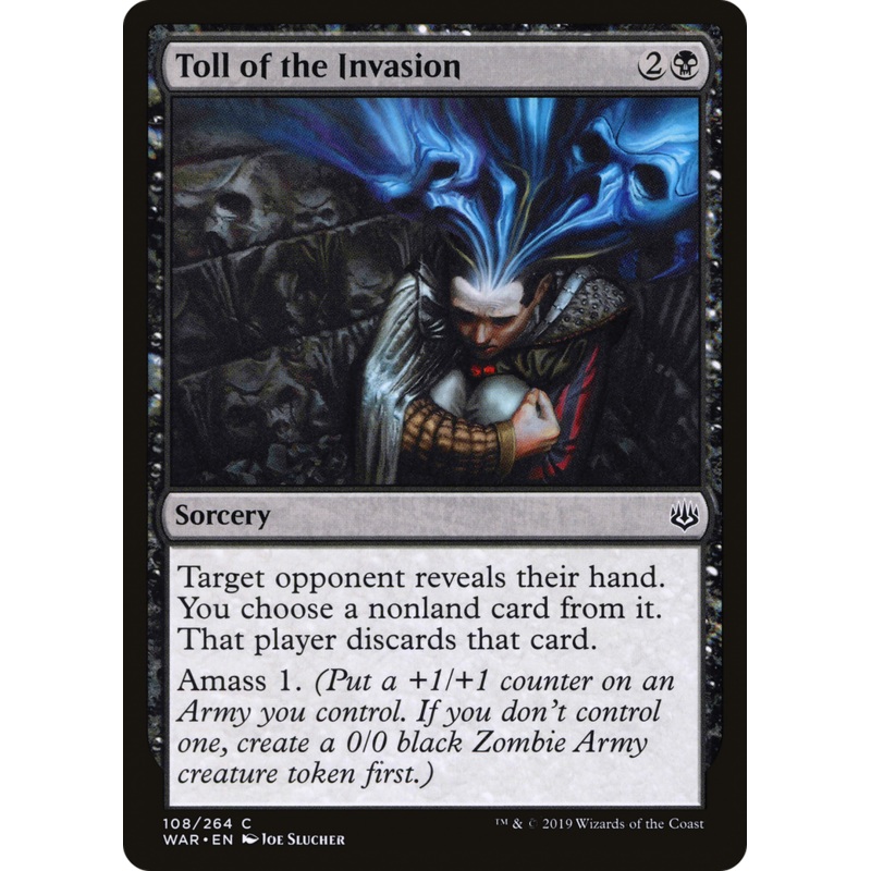 Toll of the Invasion (WAR-108) - War of the Spark Foil