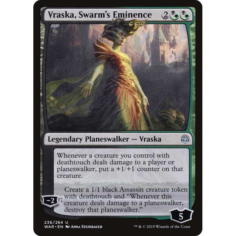 Vraska, Swarm's Eminence (WAR-236) - War of the Spark