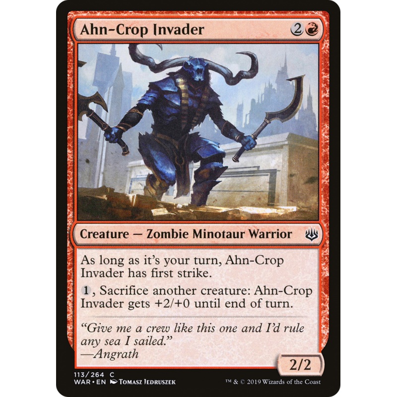 Ahn-Crop Invader (WAR-113) - War of the Spark