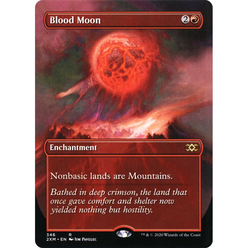 Blood Moon (2XM-346) - Double Masters (Borderless) Foil
