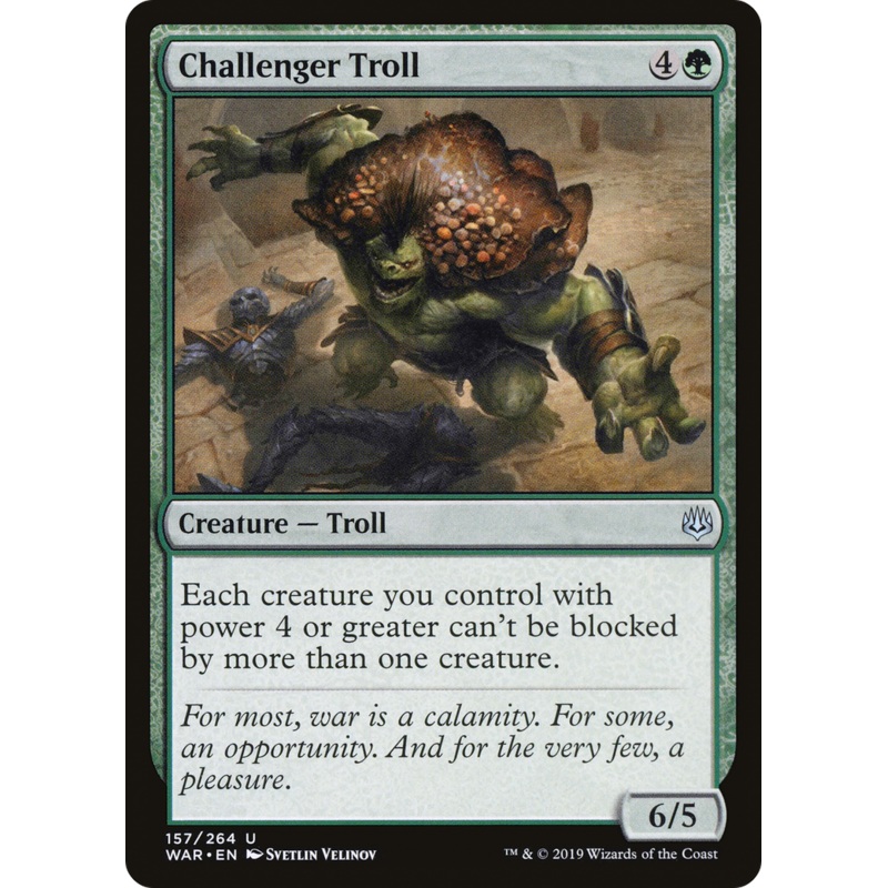 Challenger Troll (WAR-157) - War of the Spark Foil