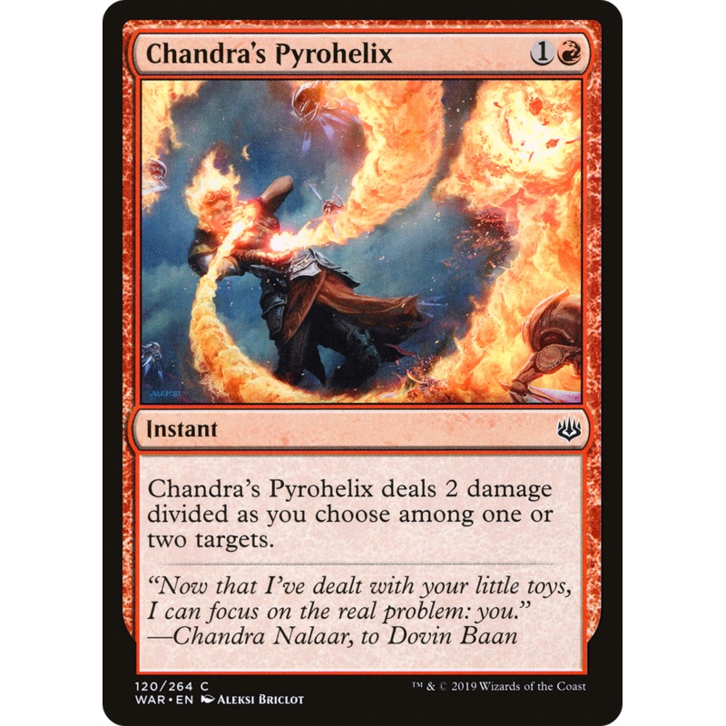 Chandra's Pyrohelix (WAR-120) - War of the Spark