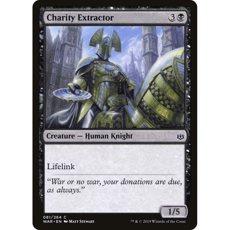 Charity Extractor (WAR-081) - War of the Spark