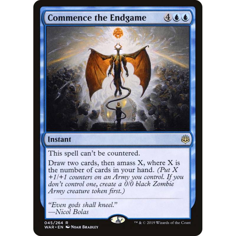 Commence the Endgame (WAR-045) - War of the Spark Foil