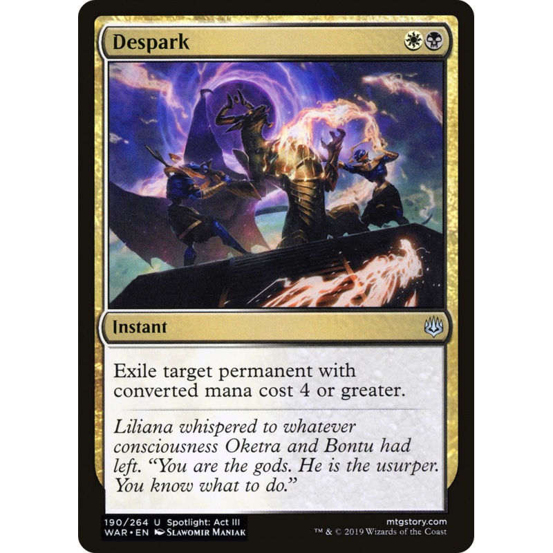 Despark (WAR-190) - War of the Spark Foil