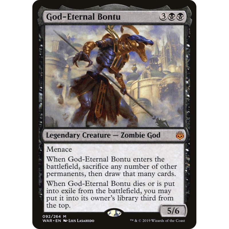 God-Eternal Bontu (WAR-092) - War of the Spark Foil