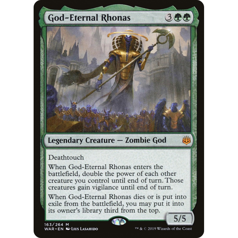 God-Eternal Rhonas (WAR-163) - War of the Spark Foil