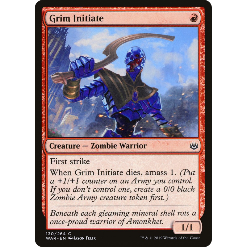 Grim Initiate (WAR-130) - War of the Spark