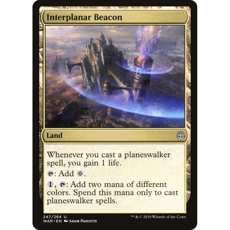 Interplanar Beacon (WAR-247) - War of the Spark Foil
