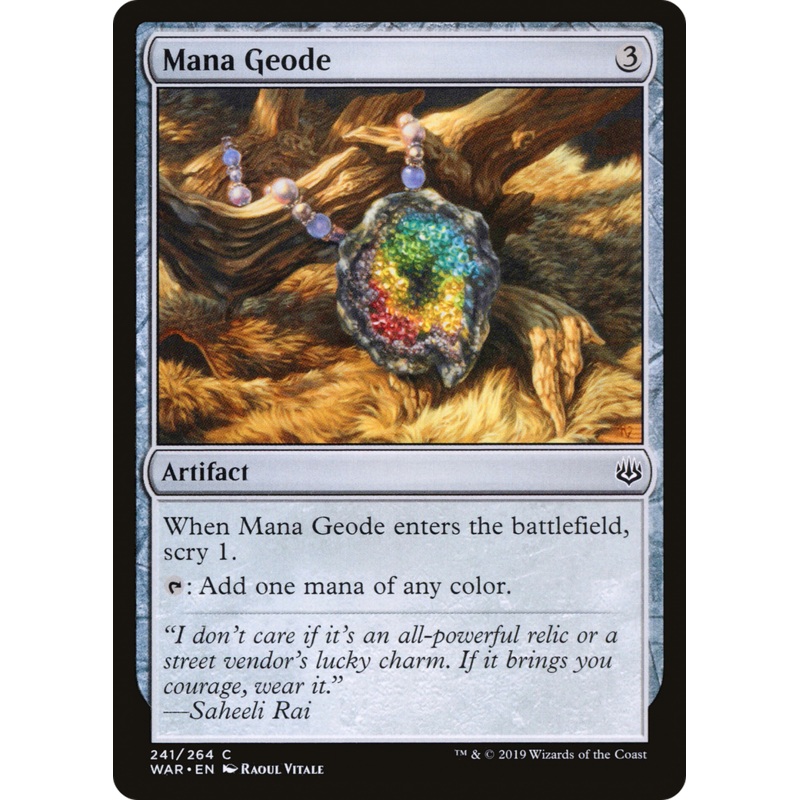 Mana Geode (WAR-241) - War of the Spark Foil