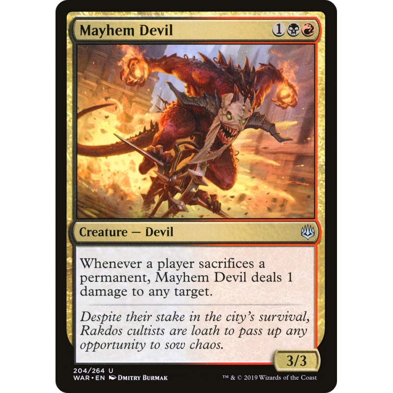 Mayhem Devil (WAR-204) - War of the Spark