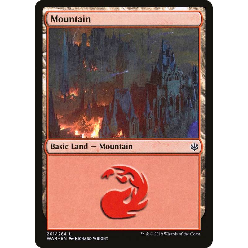 Mountain (WAR-261) - War of the Spark Foil