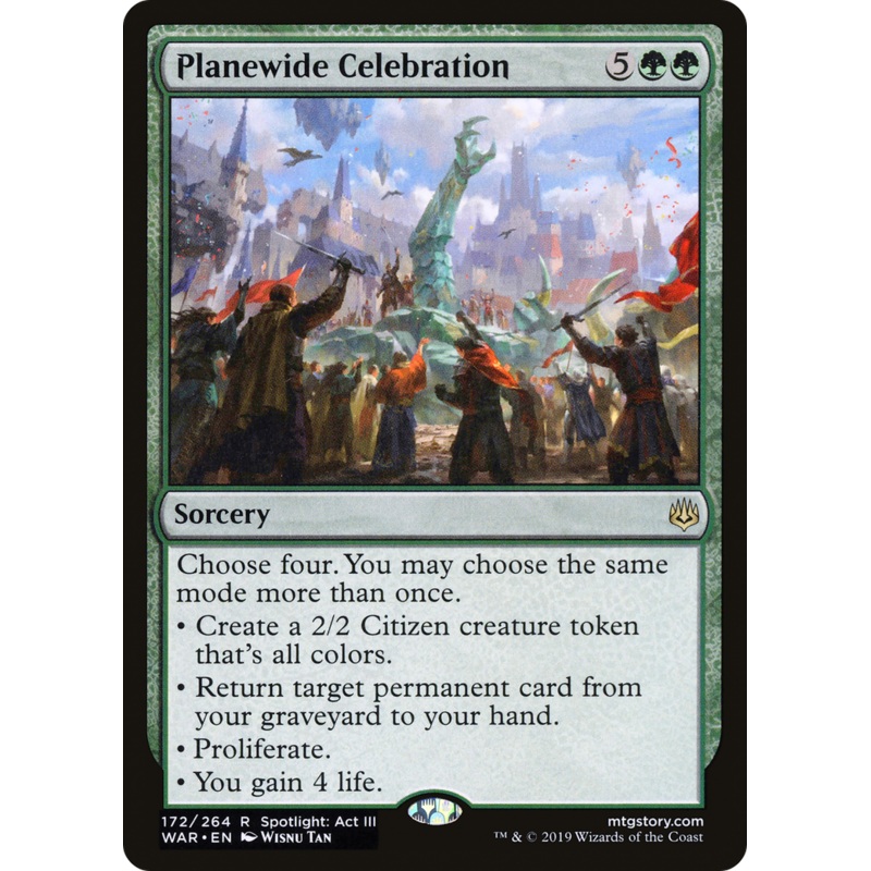 Planewide Celebration (WAR-172) - War of the Spark