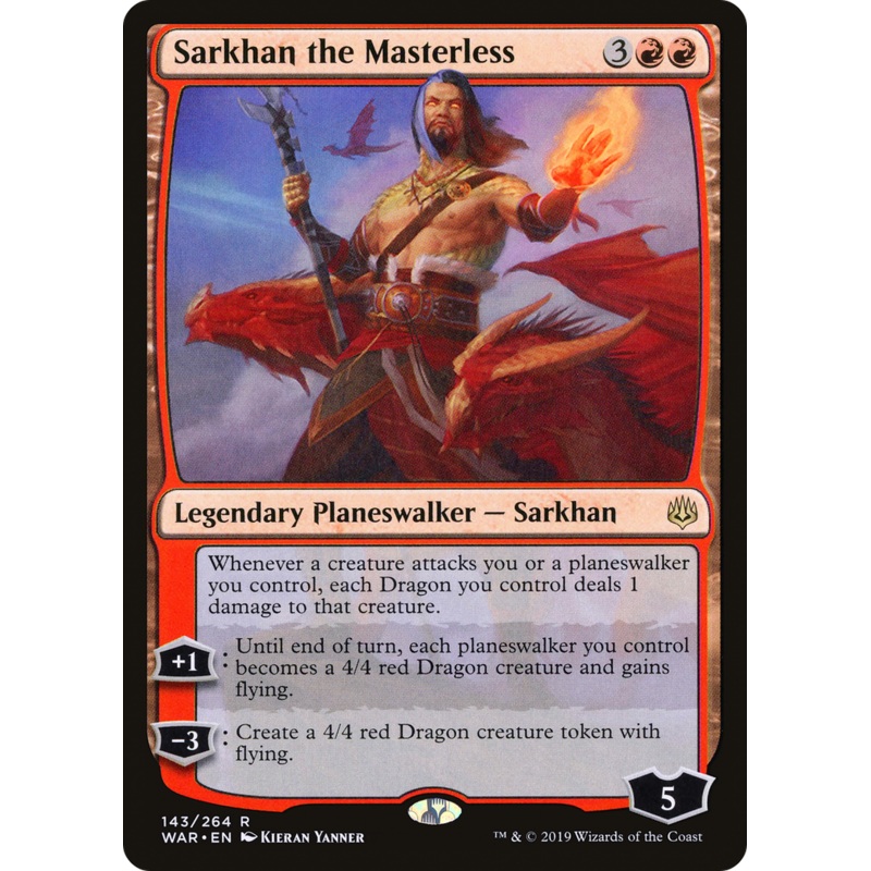 Sarkhan the Masterless (WAR-143) - War of the Spark Foil