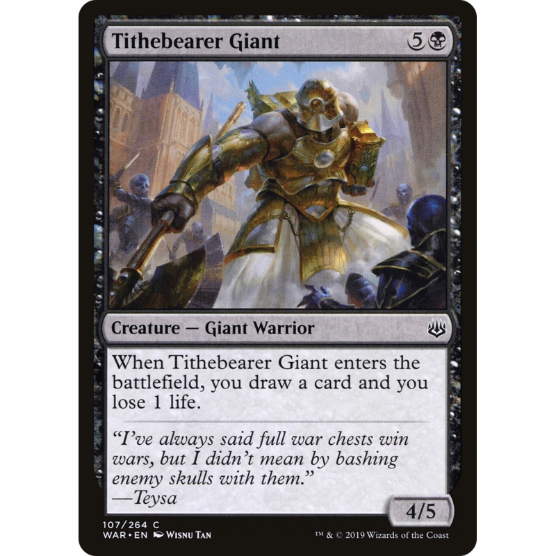 Tithebearer Giant (WAR-107) - War of the Spark Foil