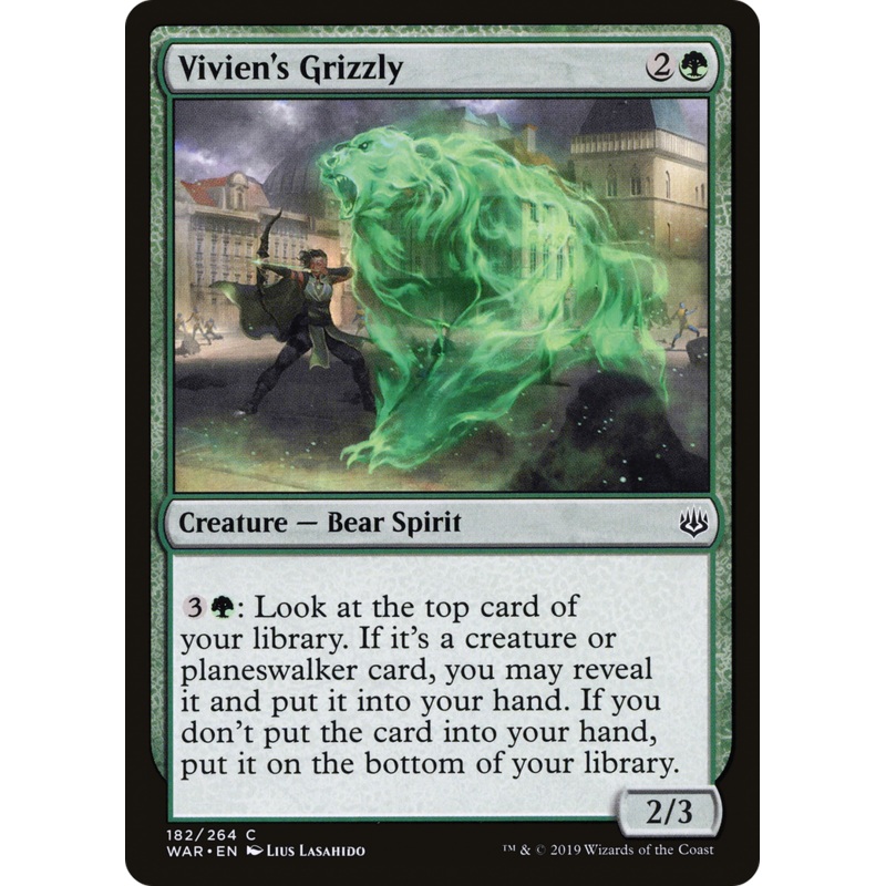 Vivien's Grizzly (WAR-182) - War of the Spark