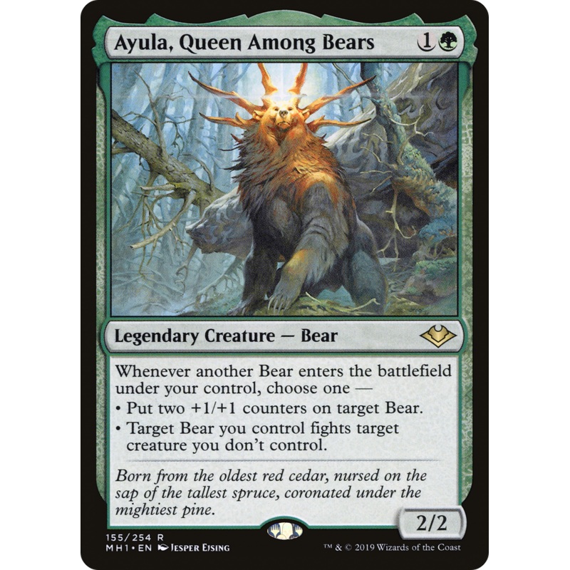 Ayula, Queen Among Bears (MH1-155) - Modern Horizons Foil