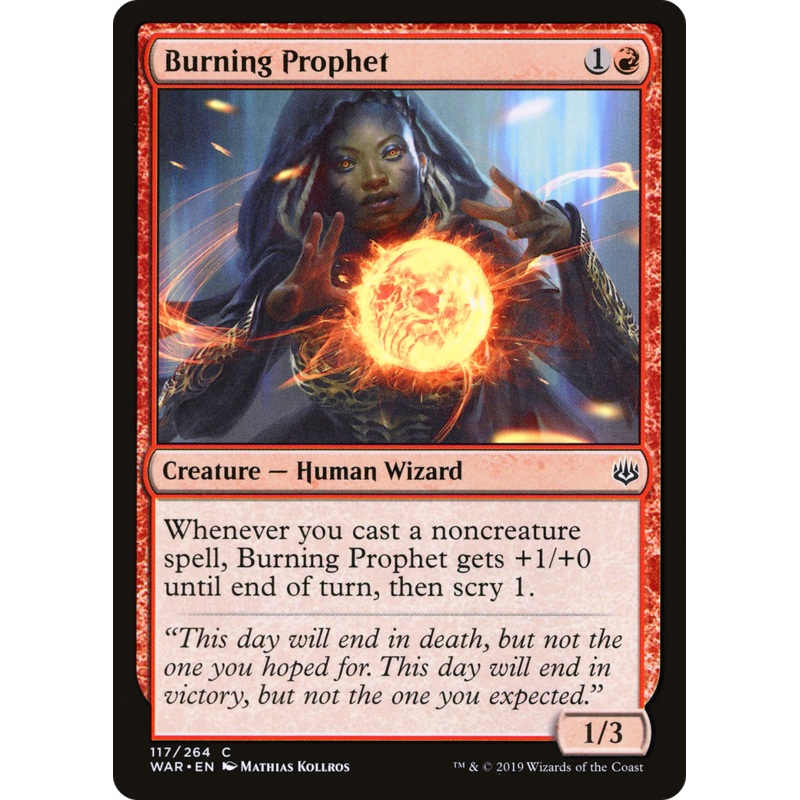 Burning Prophet (WAR-117) - War of the Spark Foil