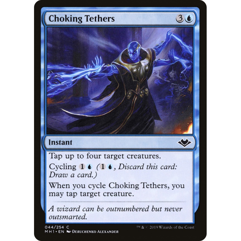 Choking Tethers (MH1-044) - Modern Horizons Foil