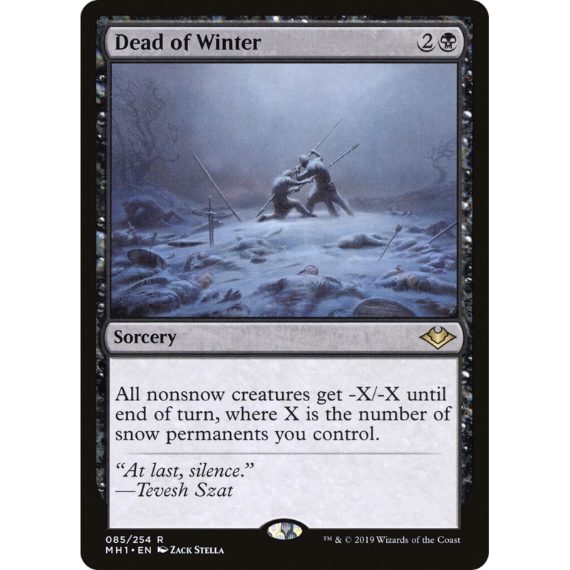 Dead of Winter (MH1-085) - Modern Horizons Foil