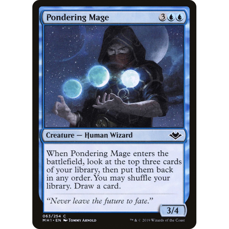 Pondering Mage (MH1-063) - Modern Horizons
