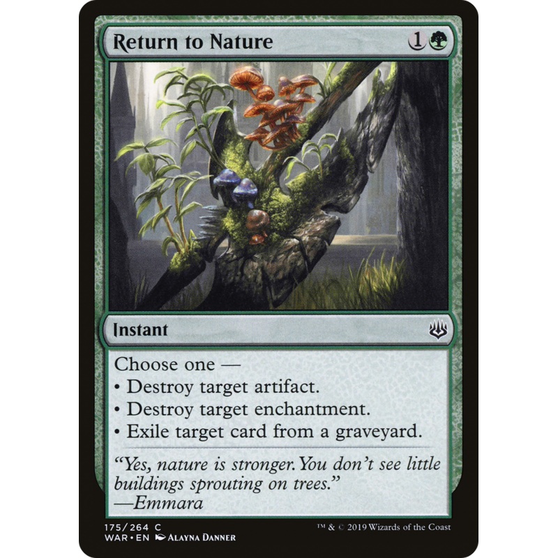 Return to Nature (WAR-175) - War of the Spark Foil