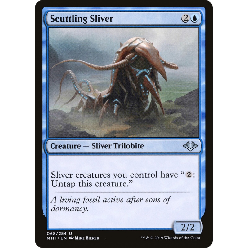 Scuttling Sliver (MH1-068) - Modern Horizons Foil