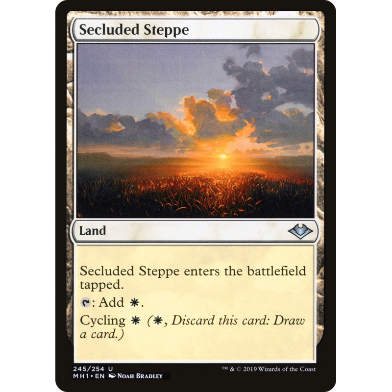 Secluded Steppe (MH1-245) - Modern Horizons Foil
