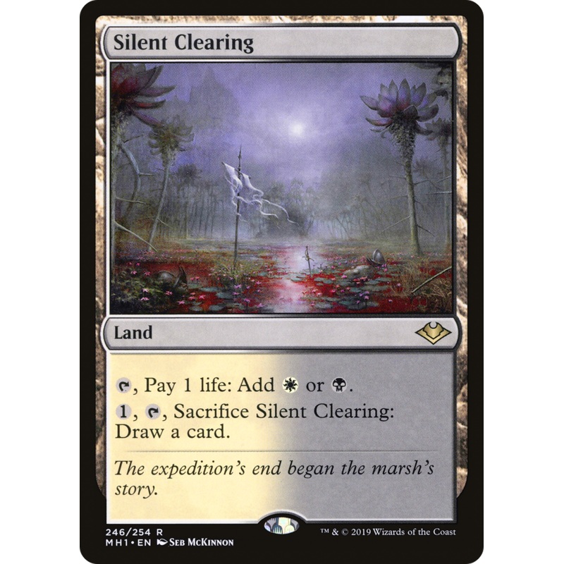 Silent Clearing (MH1-246) - Modern Horizons Foil