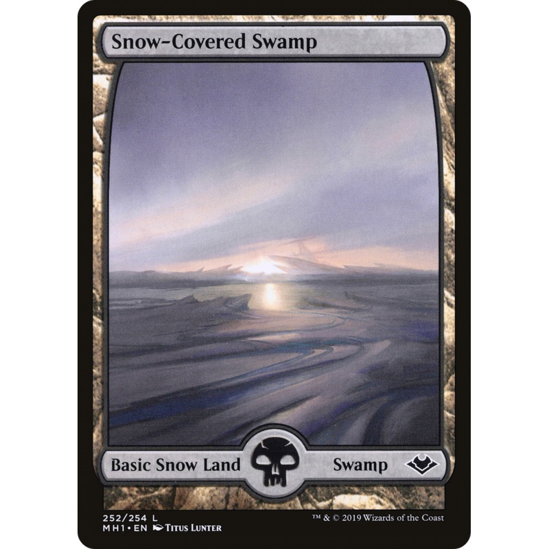 Snow-Covered Swamp (MH1-252) - Modern Horizons Foil