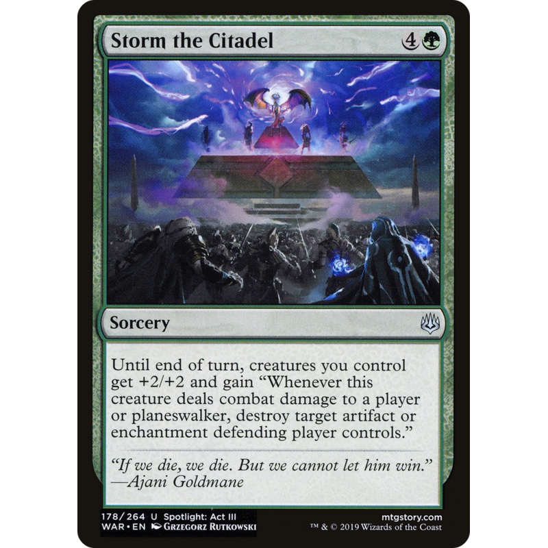 Storm the Citadel (WAR-178) - War of the Spark Foil