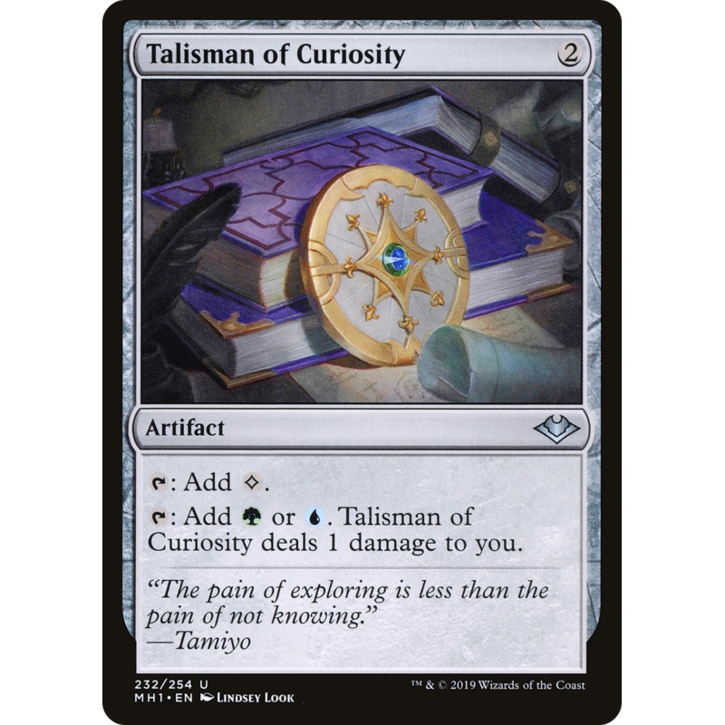 Talisman of Curiosity (MH1-232) - Modern Horizons Foil