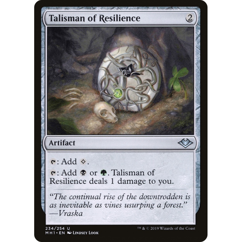 Talisman of Resilience (MH1-234) - Modern Horizons Foil