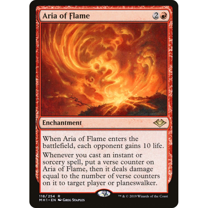 Aria of Flame (MH1-118) - Modern Horizons