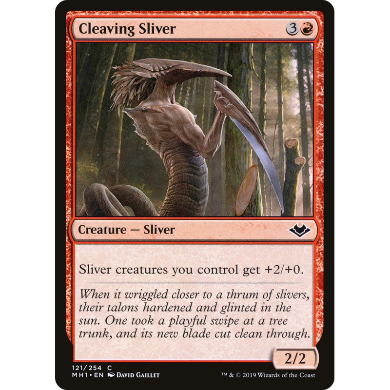 Cleaving Sliver (MH1-121) - Modern Horizons Foil