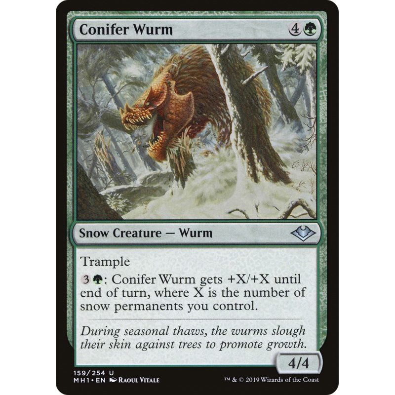 Conifer Wurm (MH1-159) - Modern Horizons