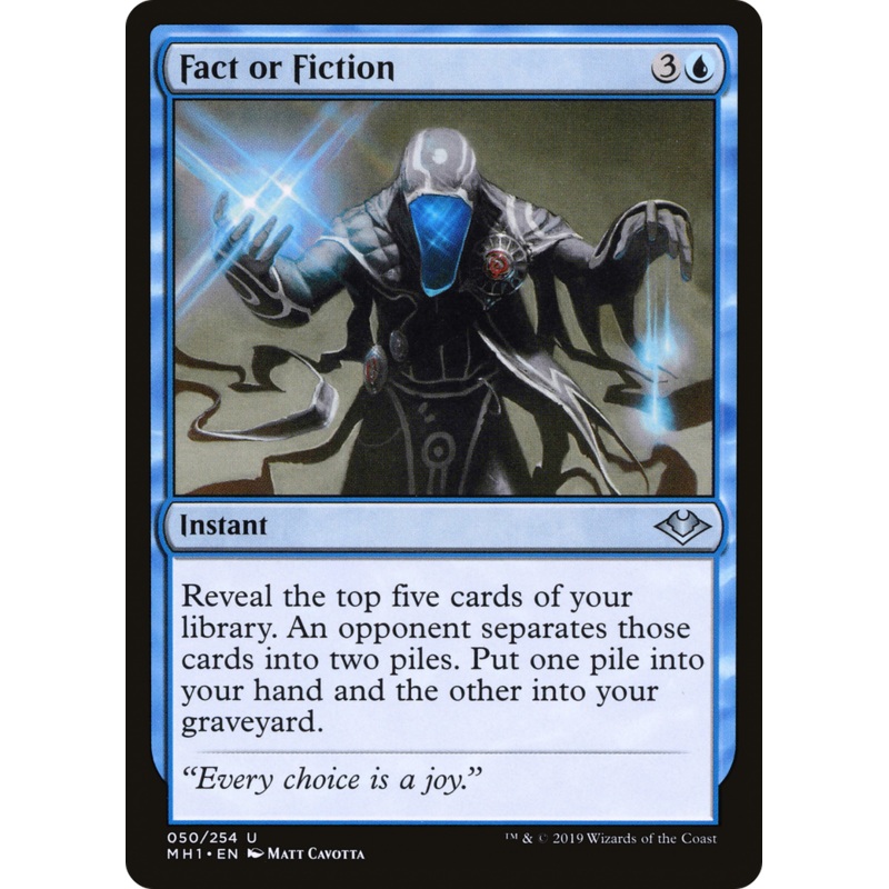 Fact or Fiction (MH1-050) - Modern Horizons Foil