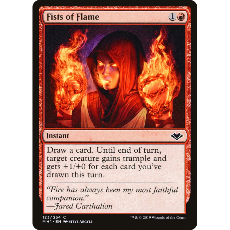 Fists of Flame (MH1-123) - Modern Horizons