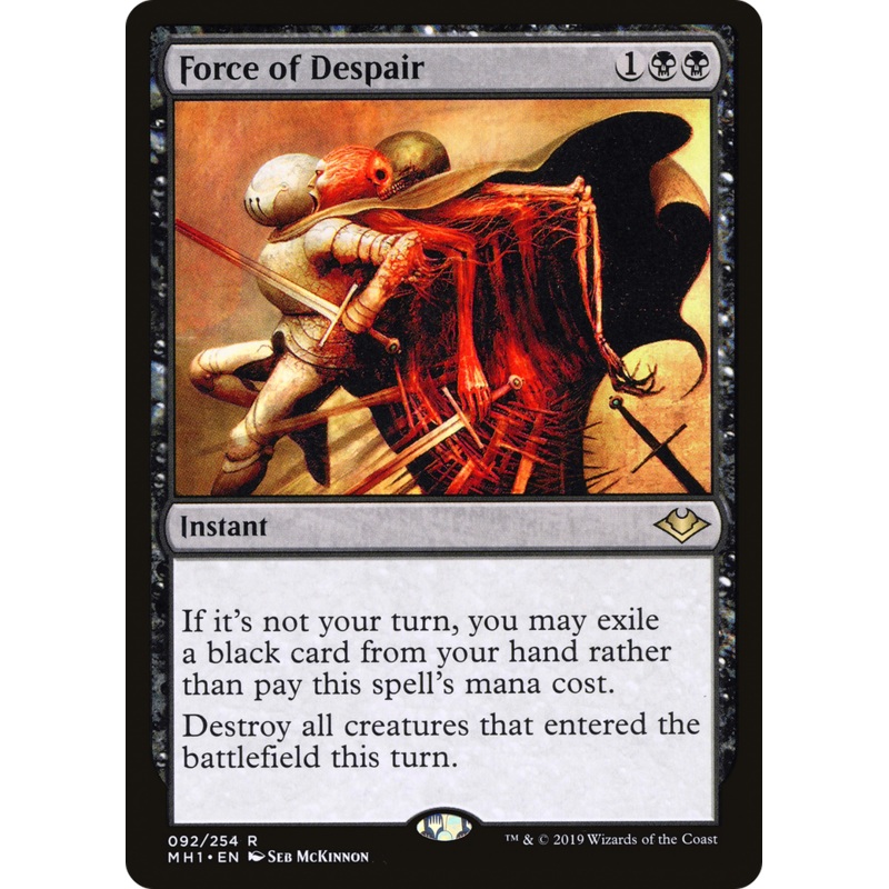 Force of Despair (MH1-092) - Modern Horizons Foil