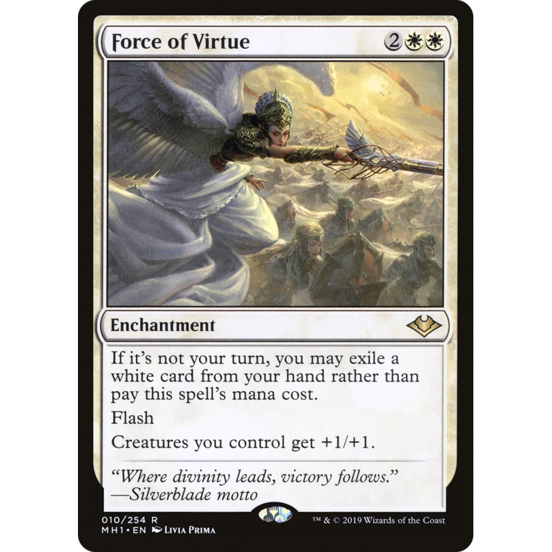 Force of Virtue (MH1-010) - Modern Horizons Foil