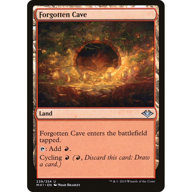Forgotten Cave (MH1-239) - Modern Horizons Foil